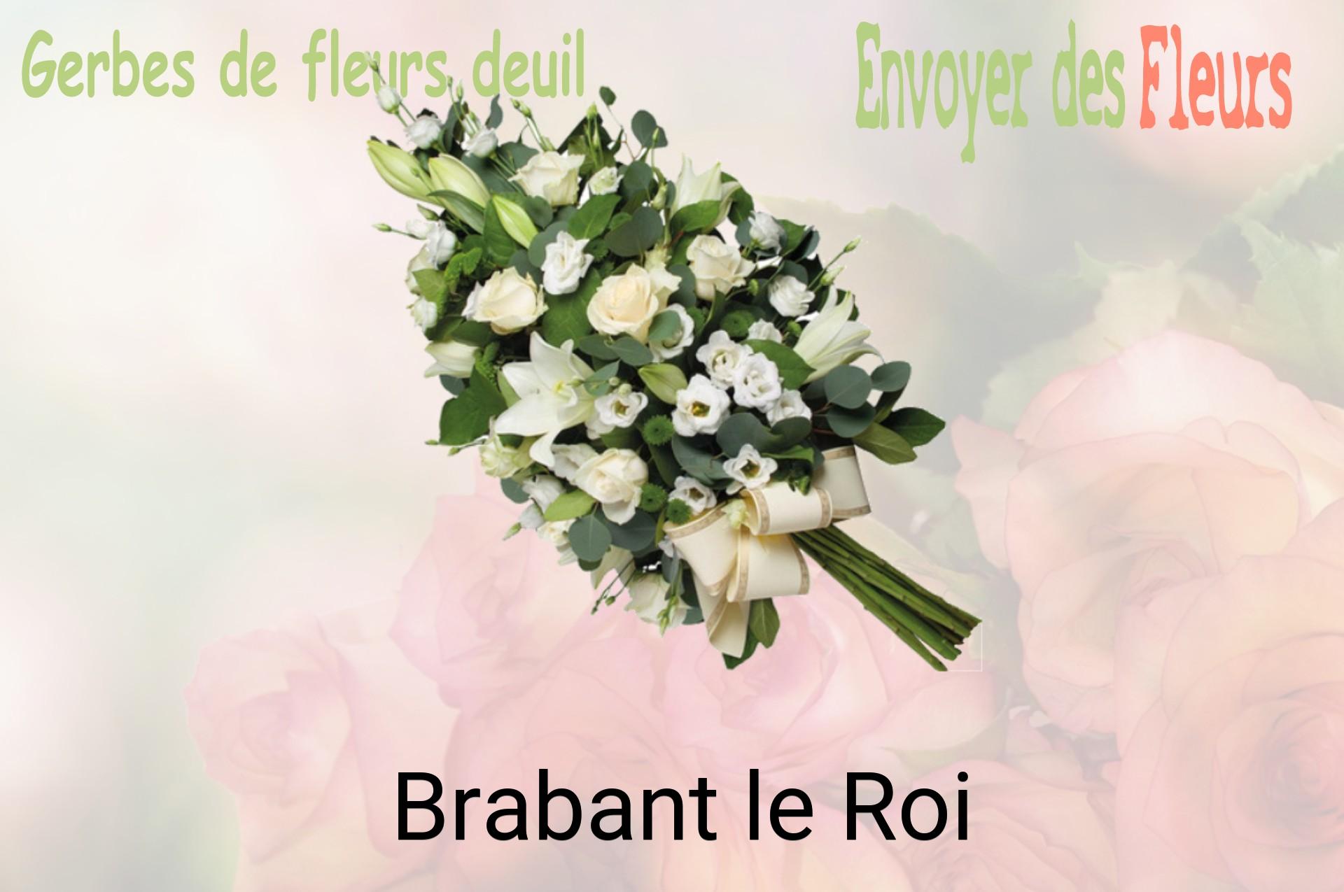 Gerbe de fleurs de deuil livrée à Brabant-le-Roi